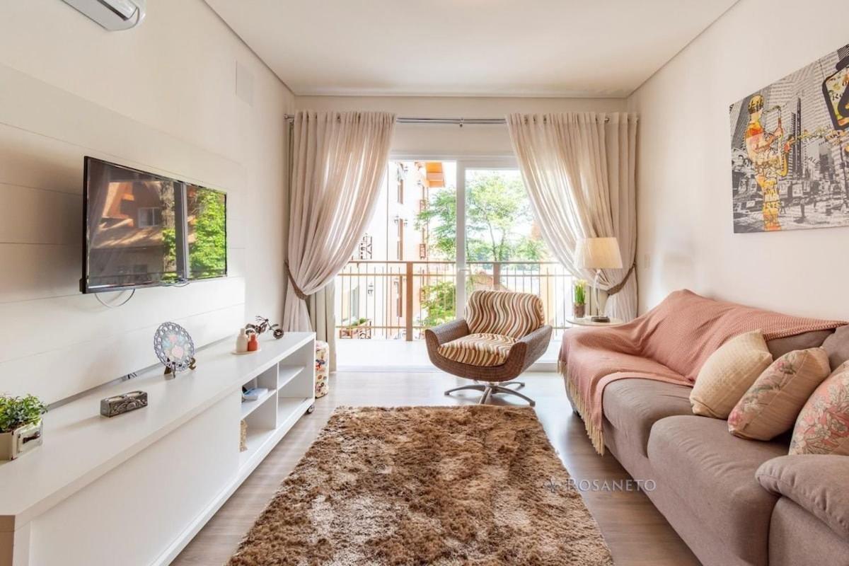 Rosa Edificio Casa De Pedra Appartement Gramado Kamer foto
