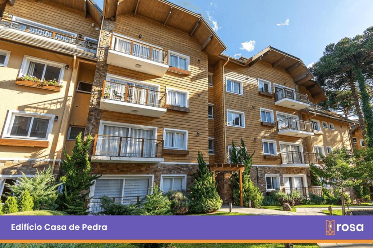 Rosa Edificio Casa De Pedra Appartement Gramado Buitenkant foto